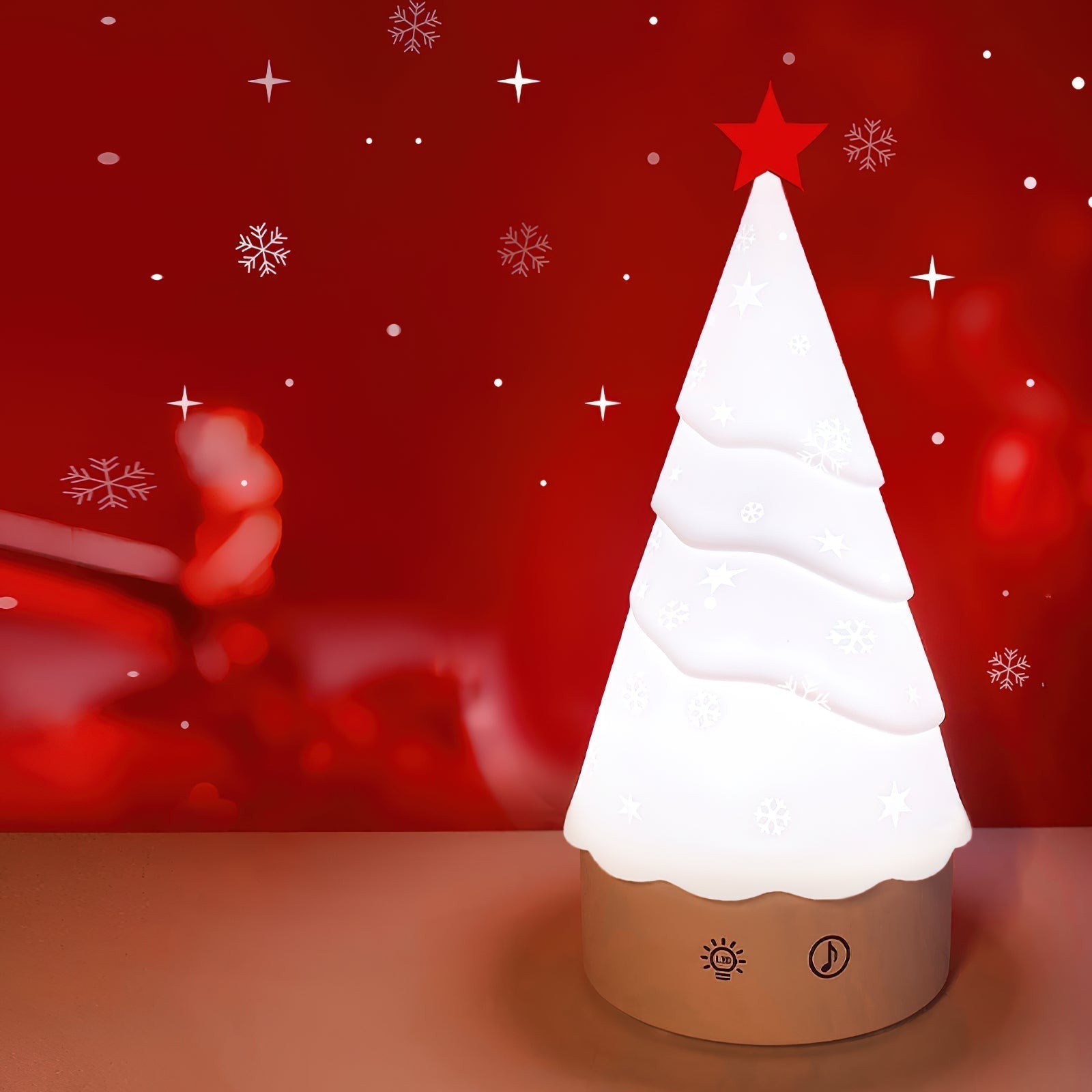 Tree Night Light (built-in battery) - Lamp Copper