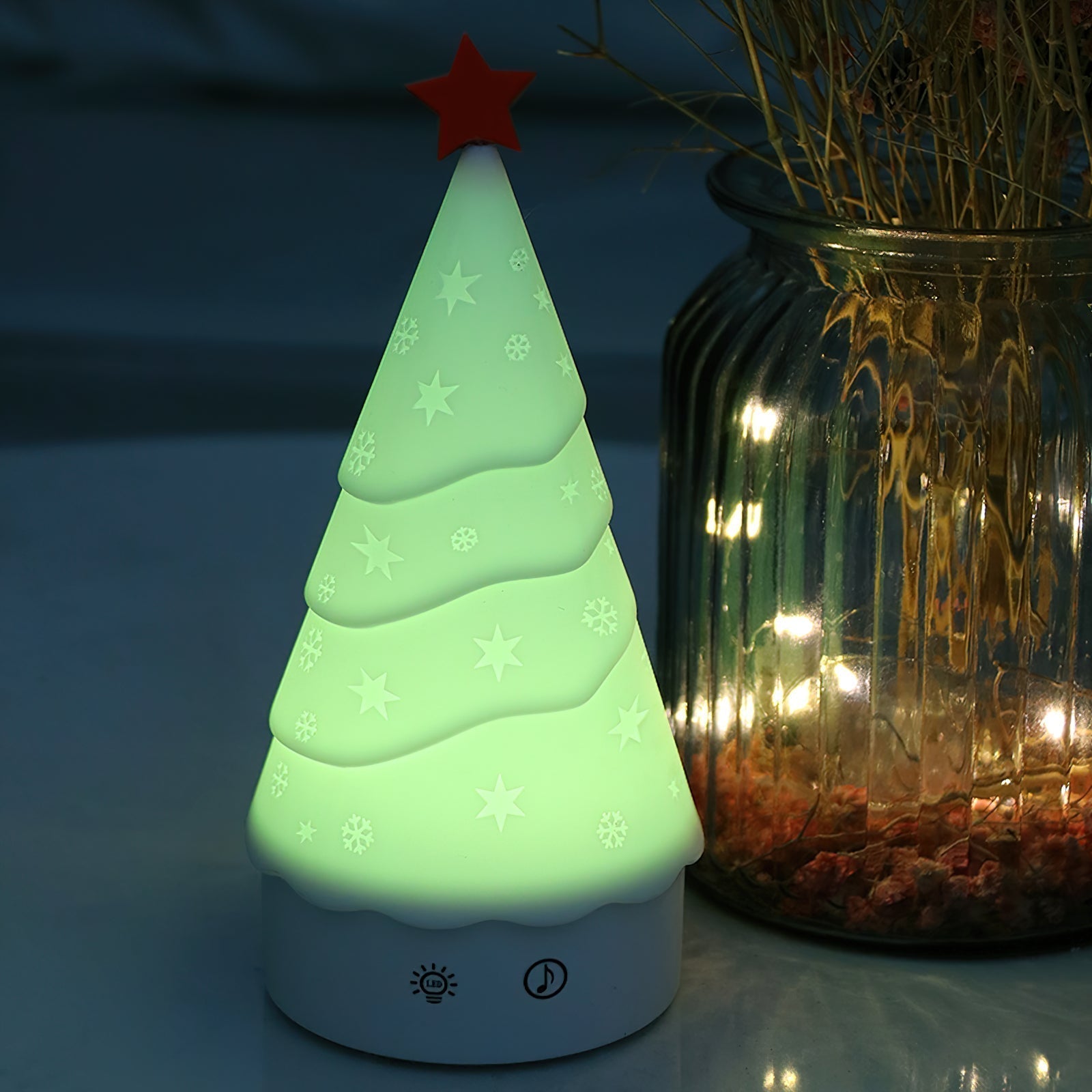 Tree Night Light (built-in battery) - Lamp Copper