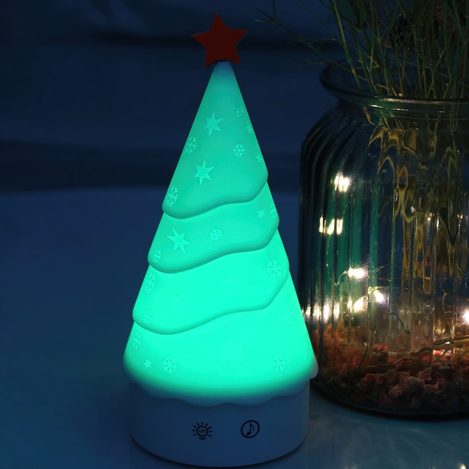 Tree Night Light (built-in battery) - Lamp Copper