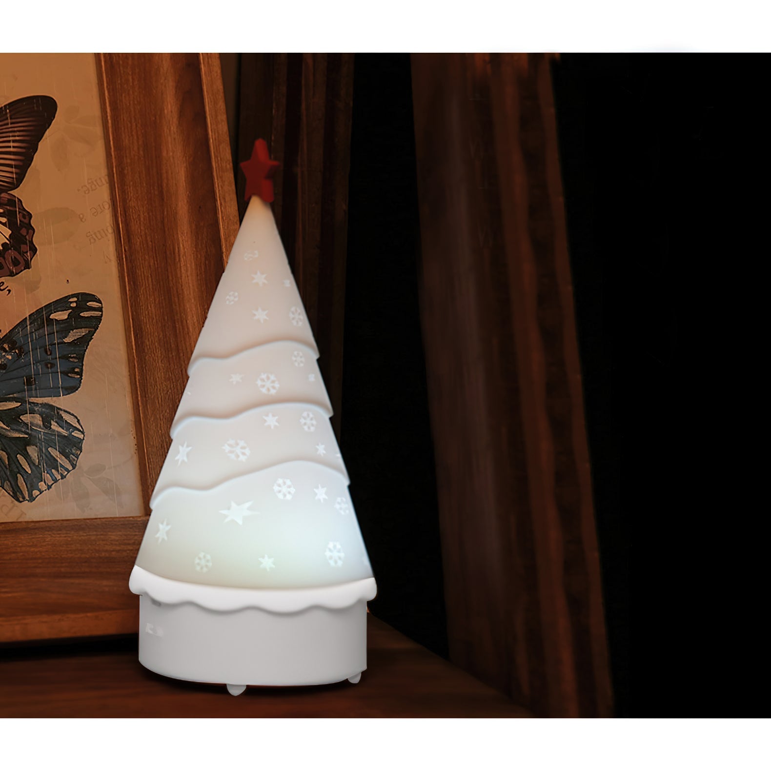 Tree Night Light (built-in battery) - Lamp Copper
