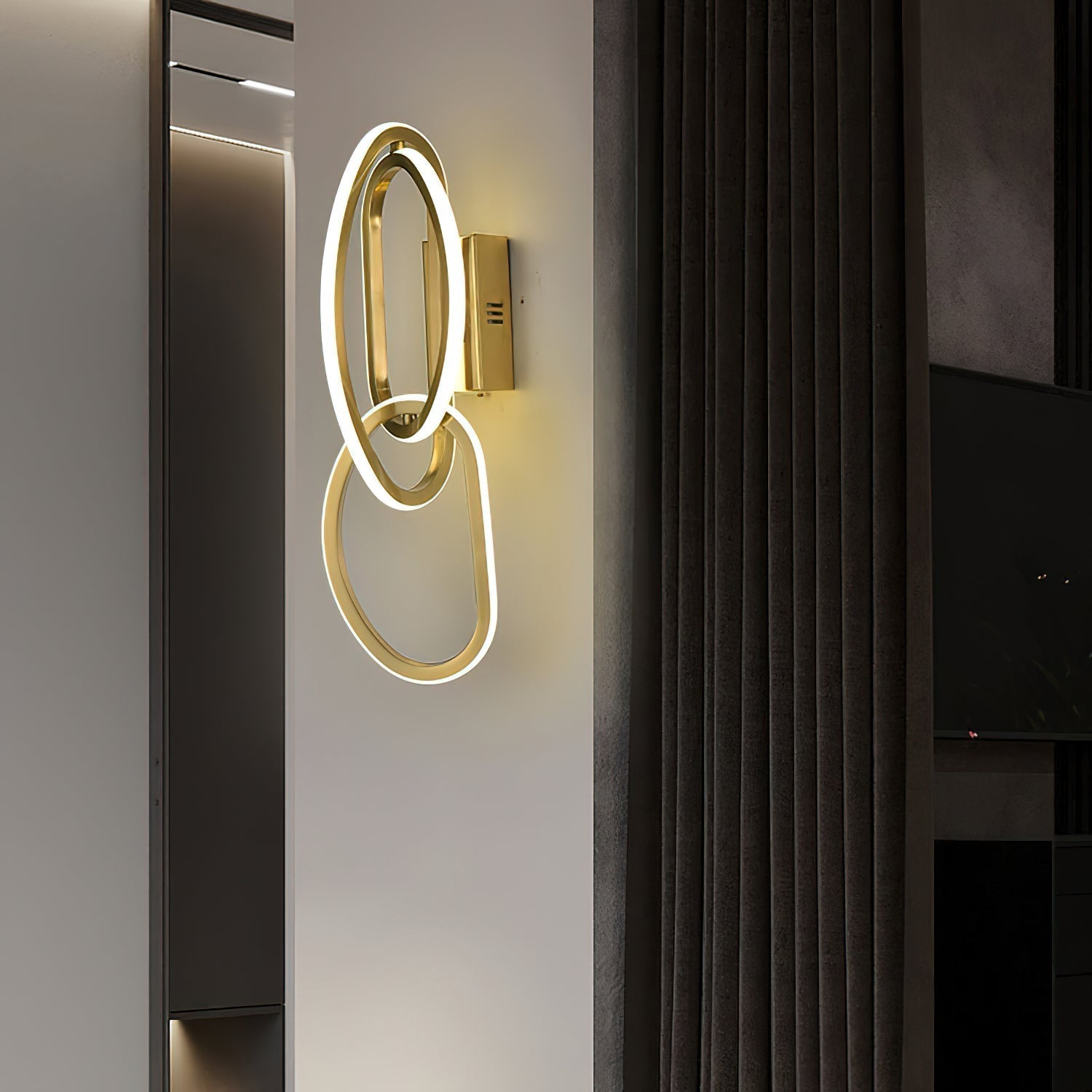 Urge LED Modern Minimalist Acrylic Metal Wall Lamp - Lamp Copper