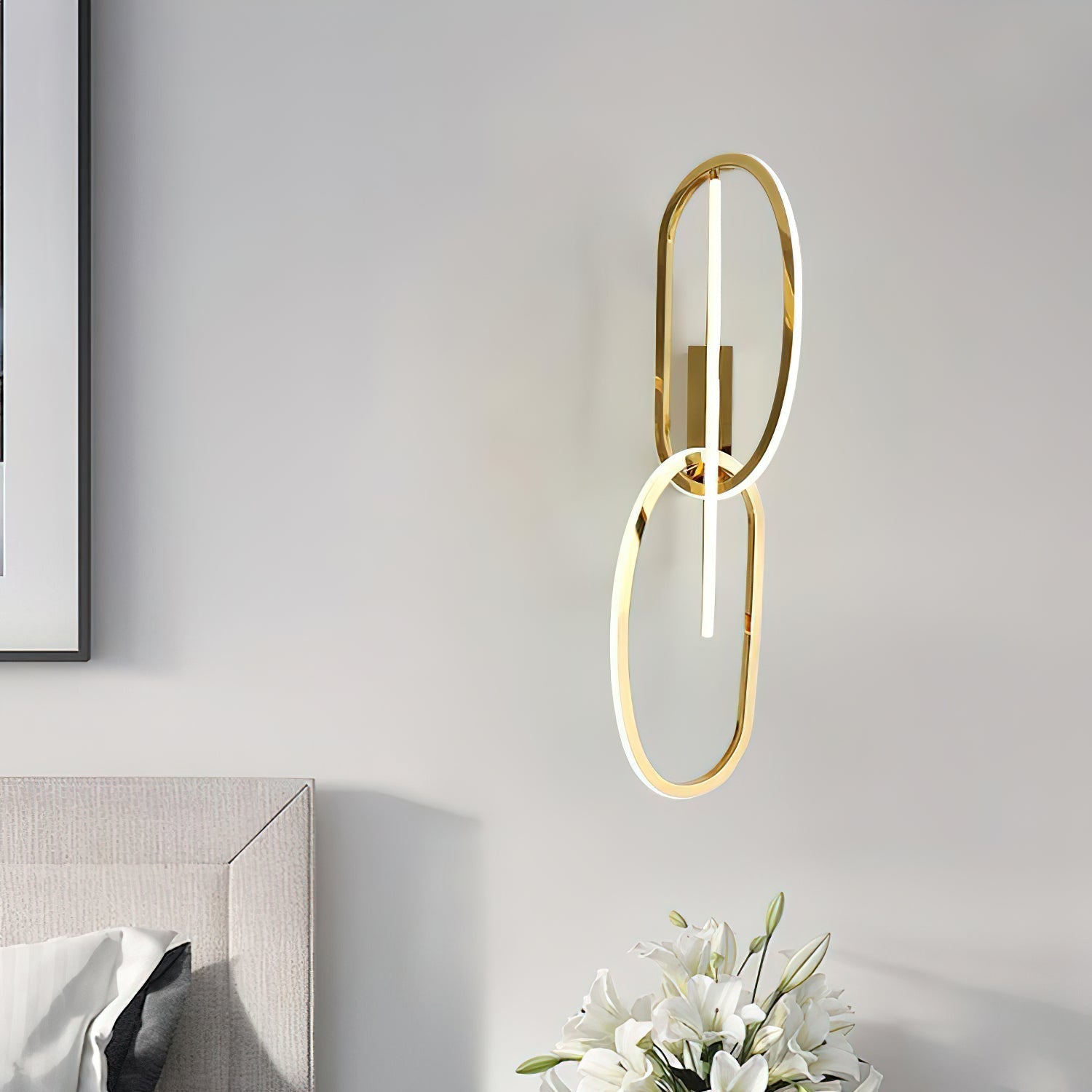 Urge LED Modern Minimalist Acrylic Metal Wall Lamp - Lamp Copper