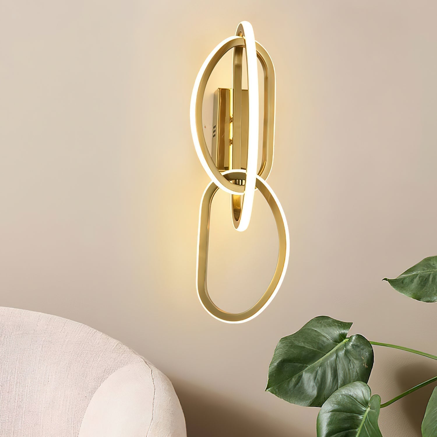 Urge LED Modern Minimalist Acrylic Metal Wall Lamp - Lamp Copper