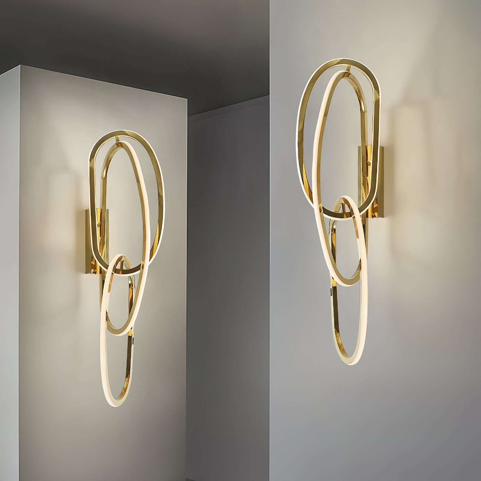 Urge LED Modern Minimalist Acrylic Metal Wall Lamp - Lamp Copper