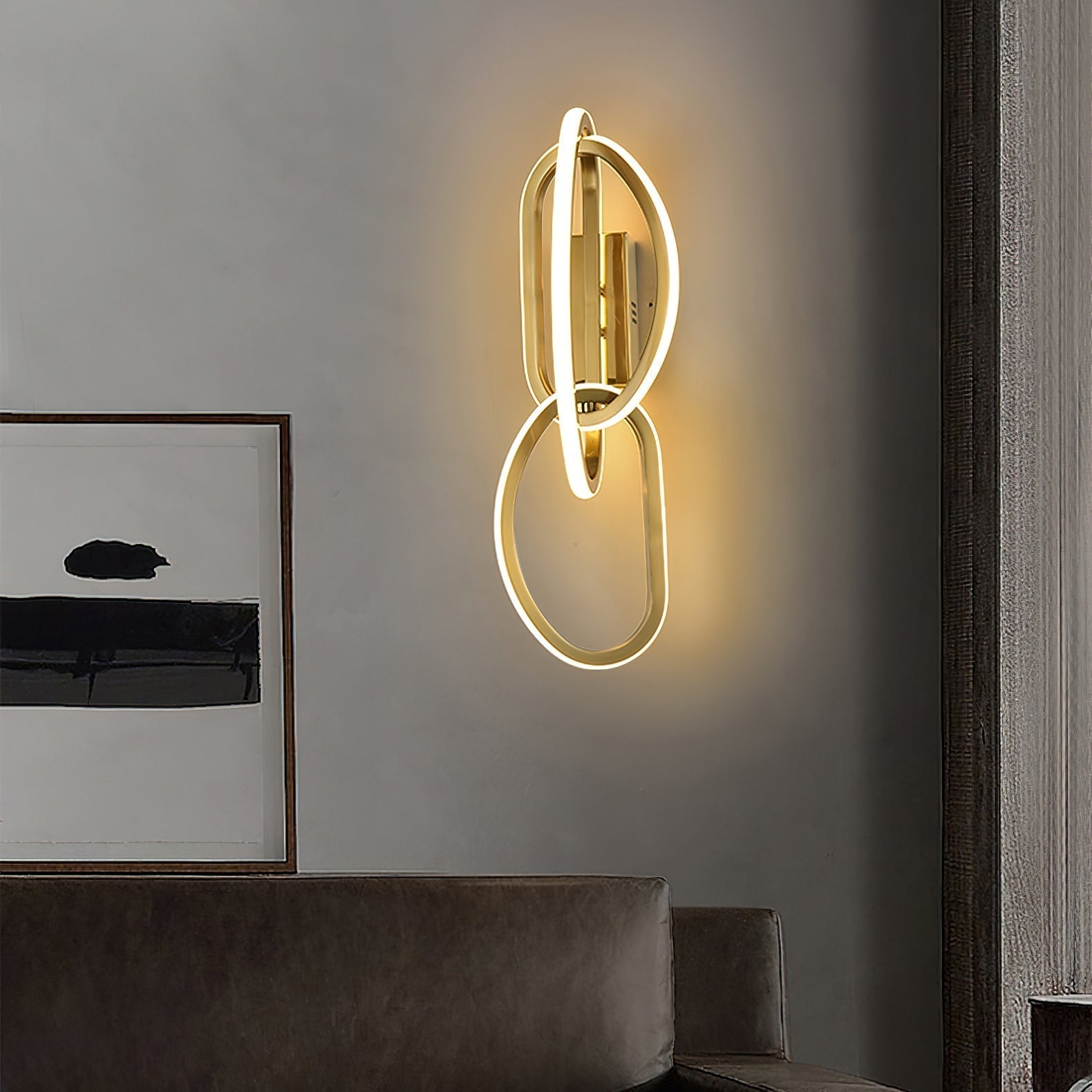 Urge LED Modern Minimalist Acrylic Metal Wall Lamp - Lamp Copper