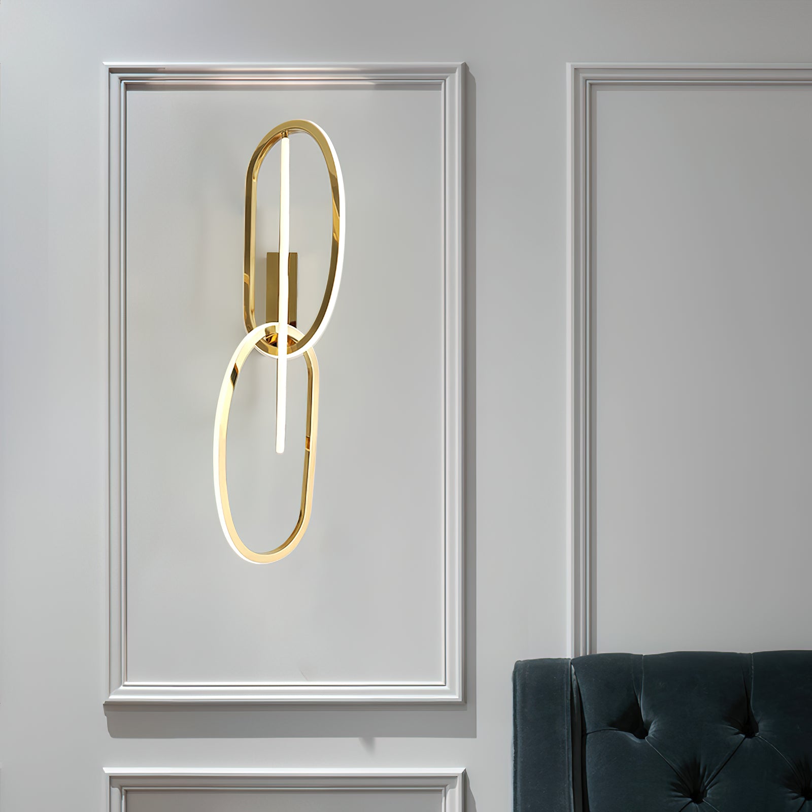 Urge LED Modern Minimalist Acrylic Metal Wall Lamp - Lamp Copper