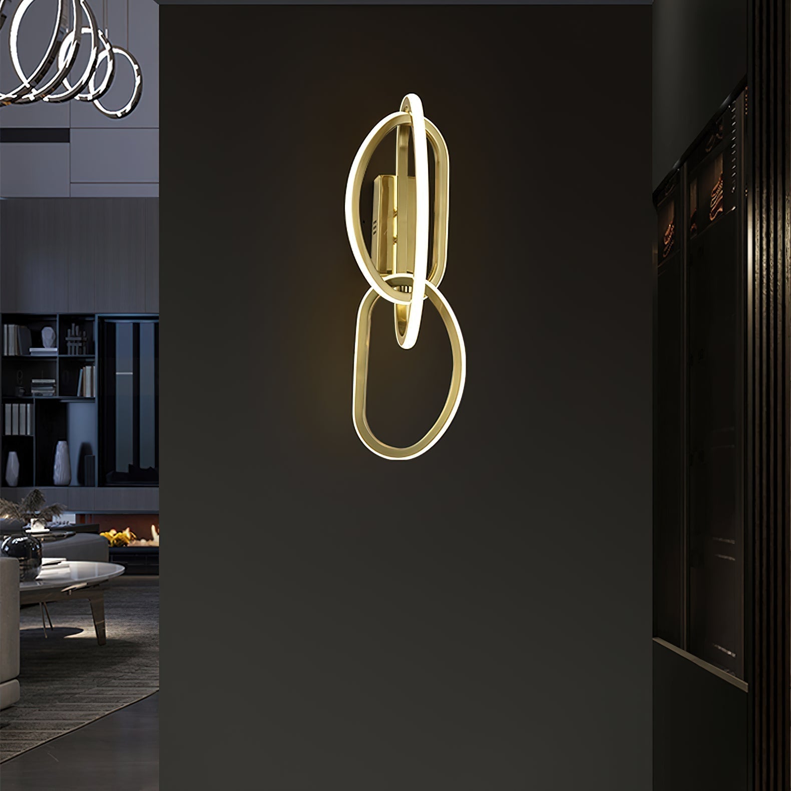 Urge LED Modern Minimalist Acrylic Metal Wall Lamp - Lamp Copper