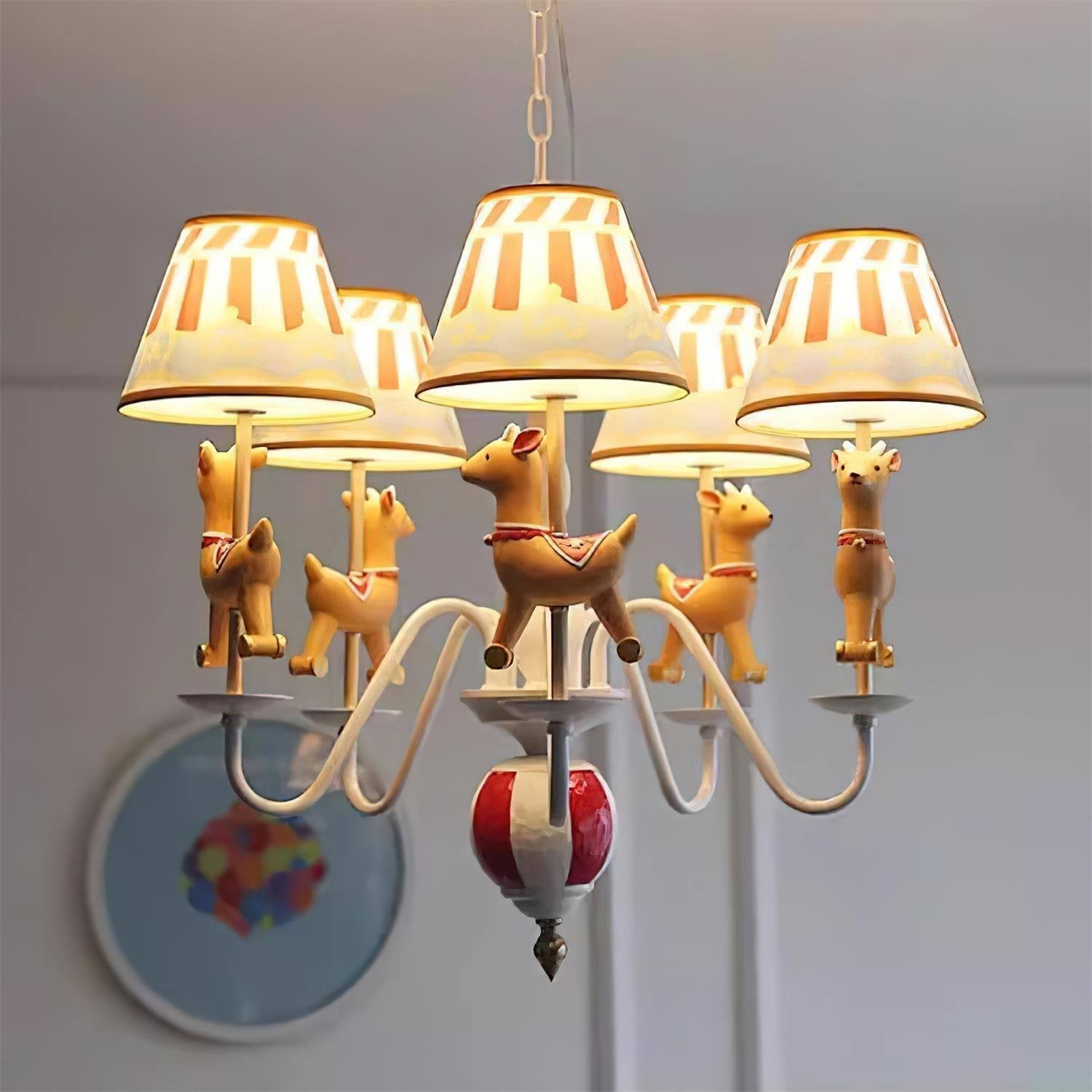 Delfio Carousel Chandelier - Letslighting