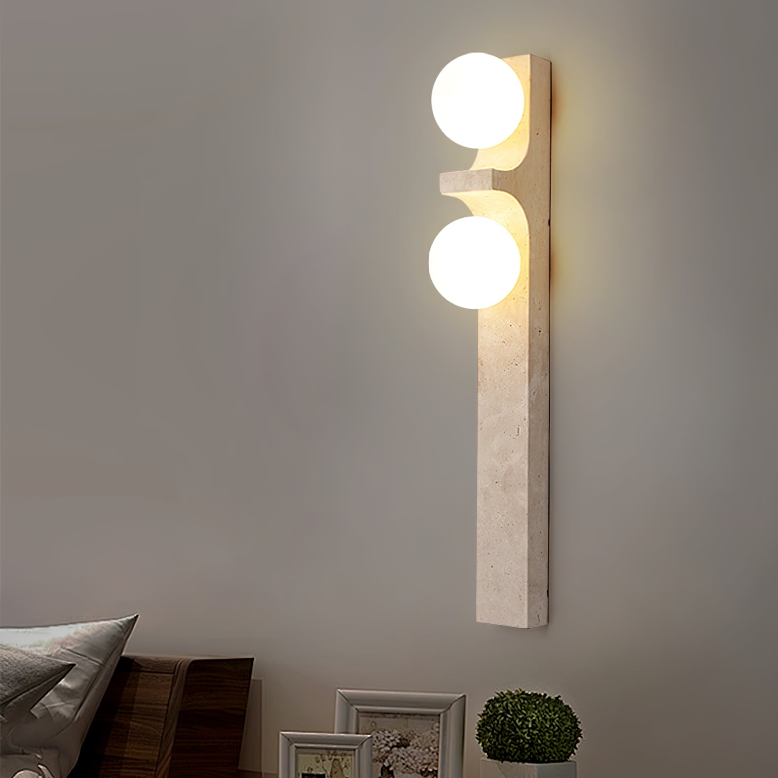 Umiren Travertine Wall Light - Neutralighting