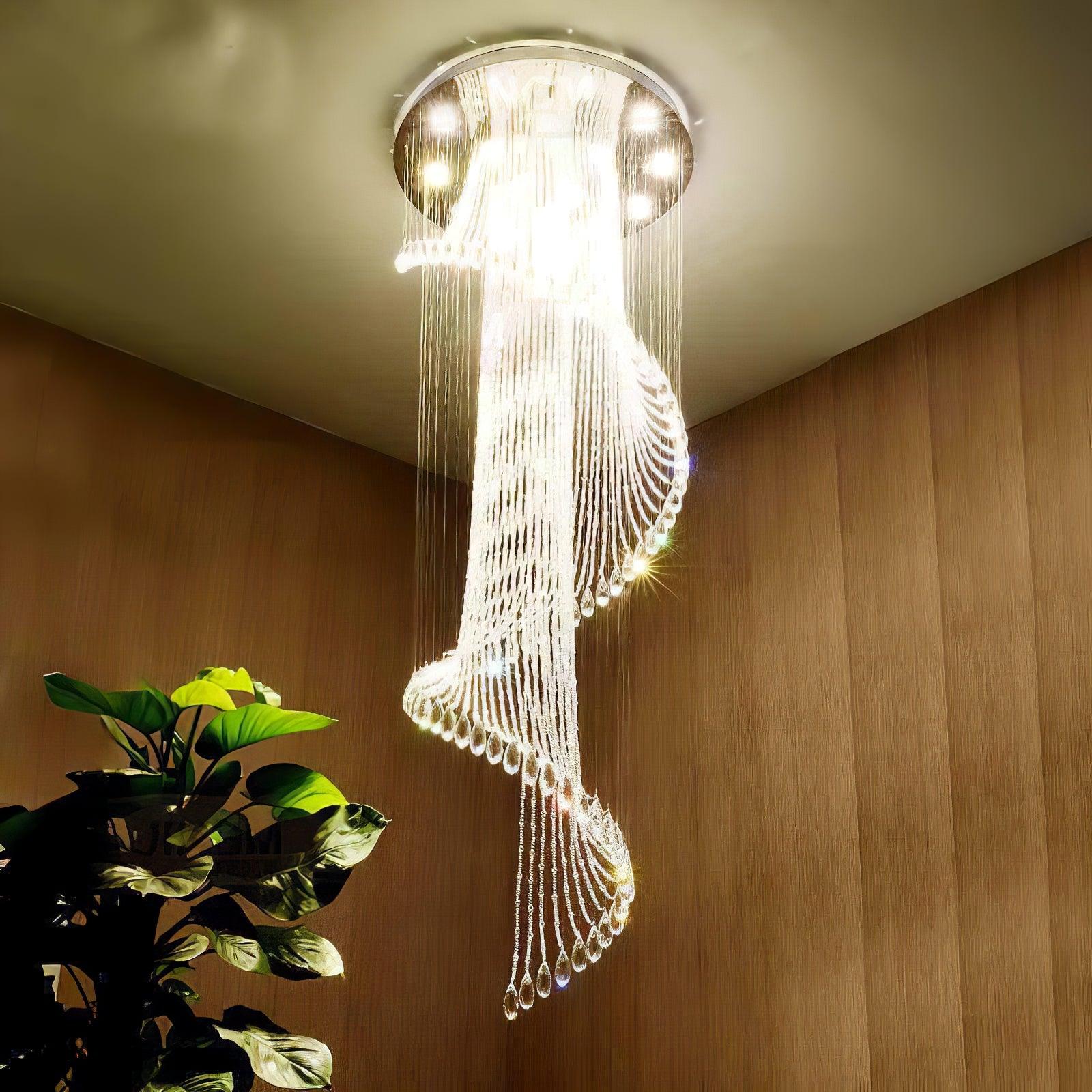 Classic Symphony Spiral Chandelier - Blowlighting