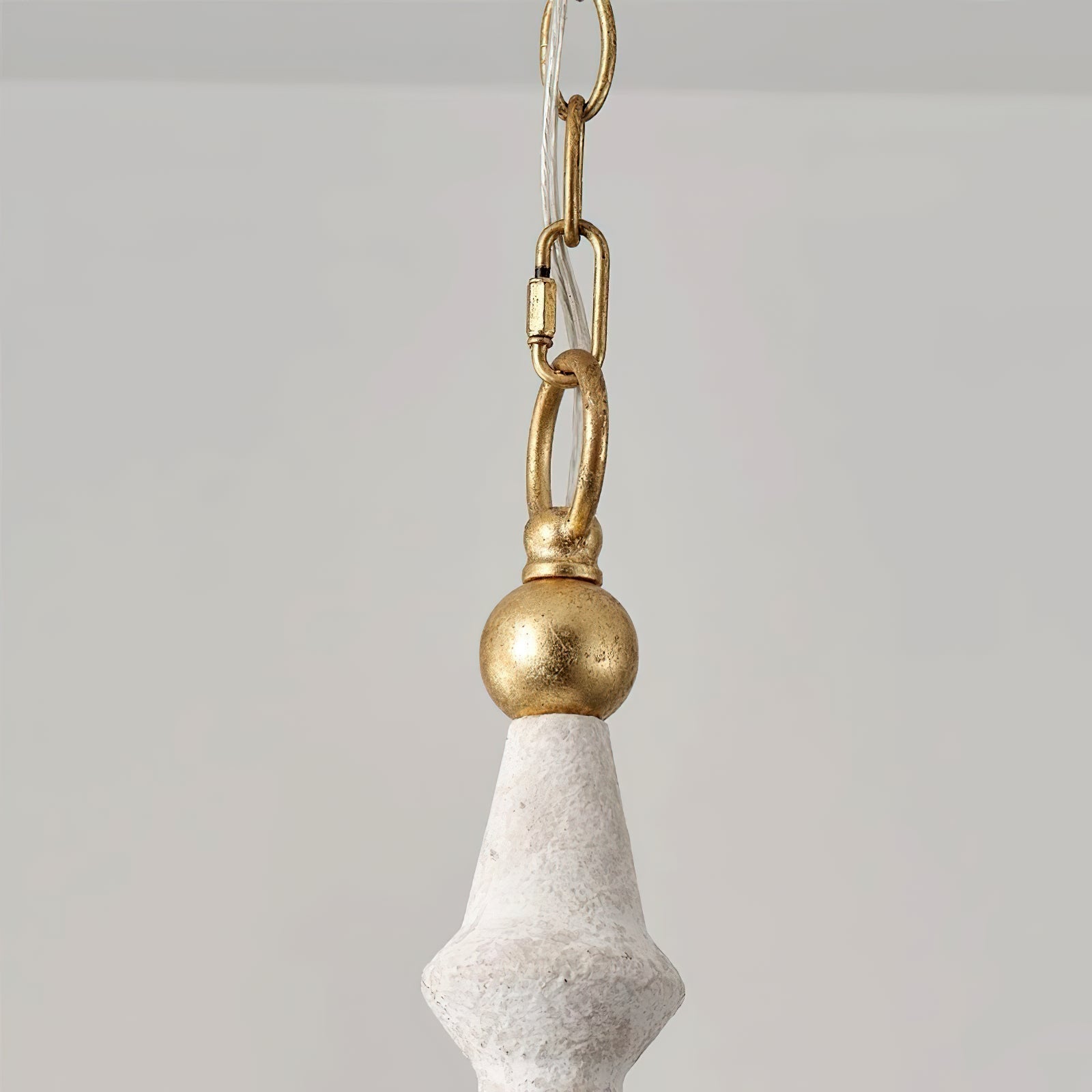 Arcad Vintage Industrial Wooden Metal Chandelier - Lamp Copper