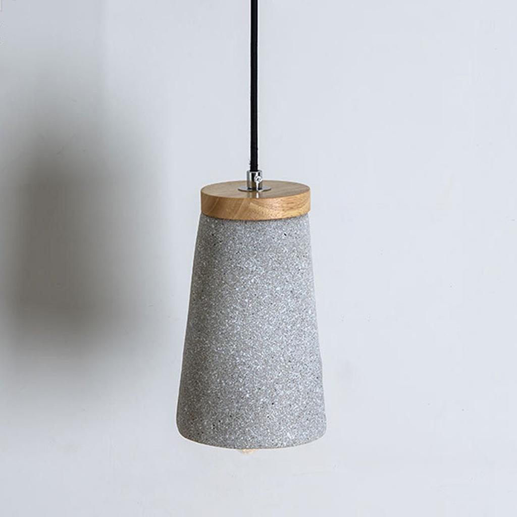 Coburg Wood Cement Pendant Light - Blowlighting