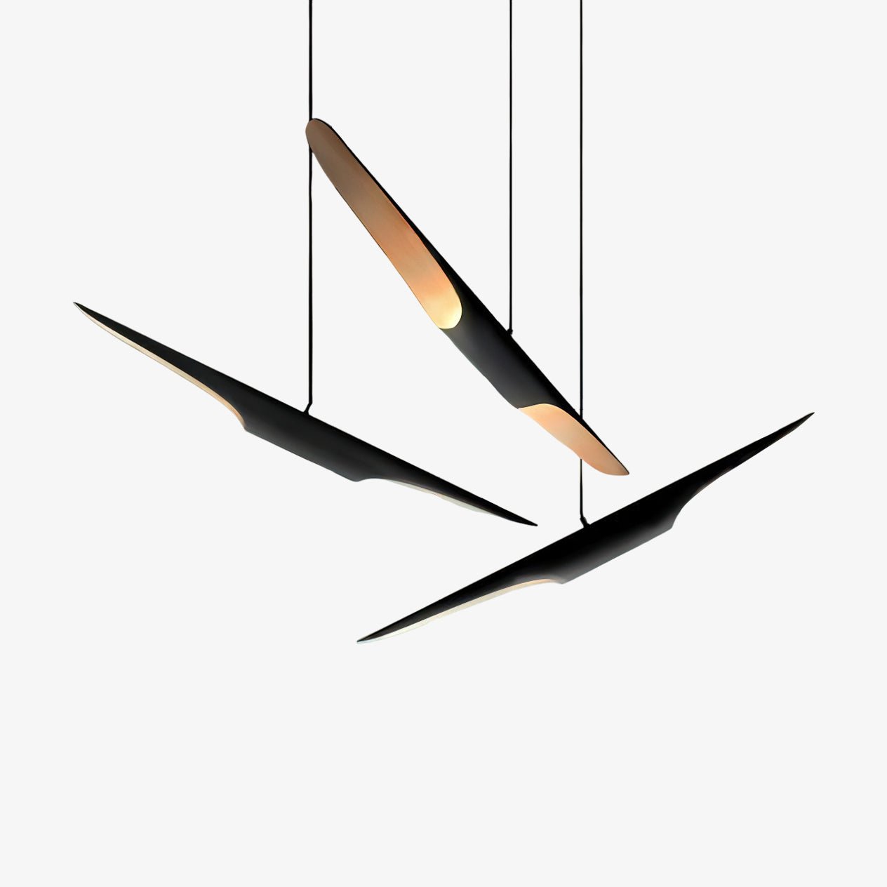 Coltrane Pipe Pendant Lights - Blowlighting