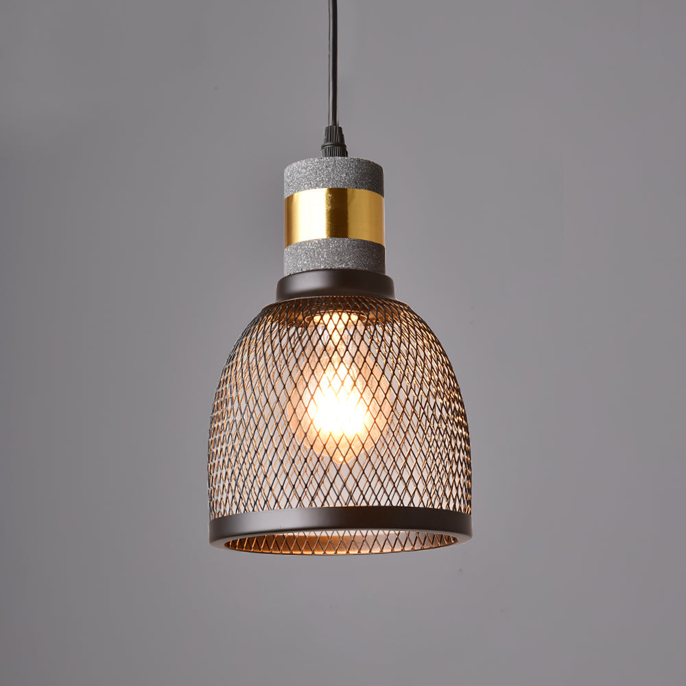 Arisha Lampada a Sospensione Industriale Cilindrica in Cemento