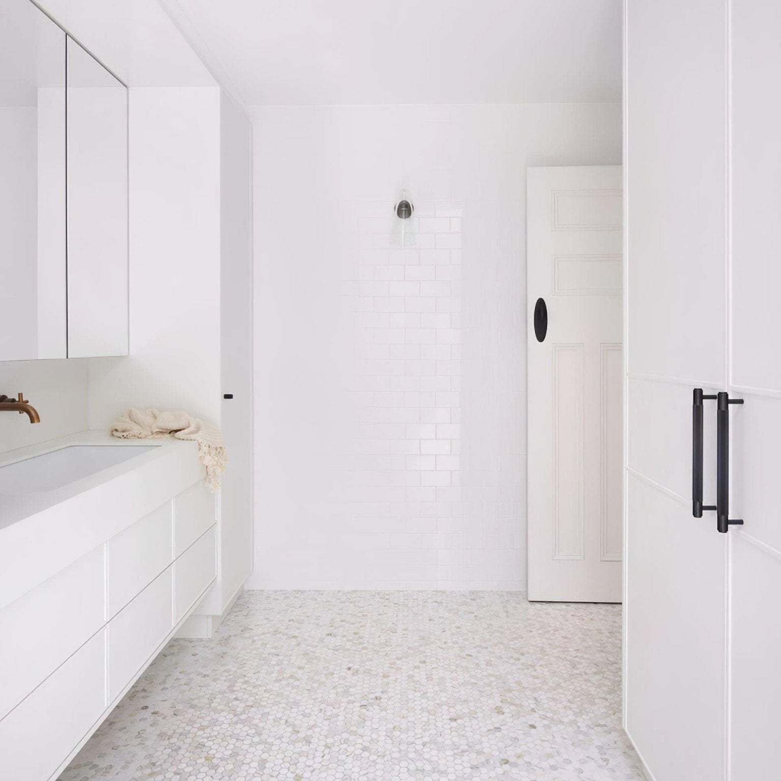 Yoke Modern Minimalist Metal Glass Wall Lamp - Lamp Copper