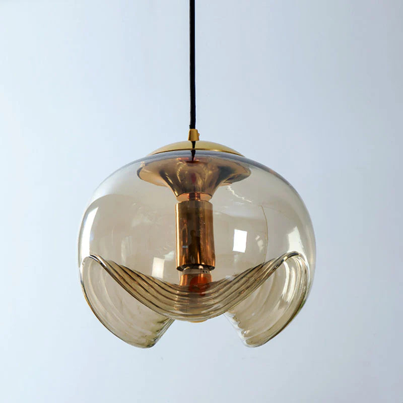 Valentina Design LED Globo Lampade a sospensione Nero Vetro Bar