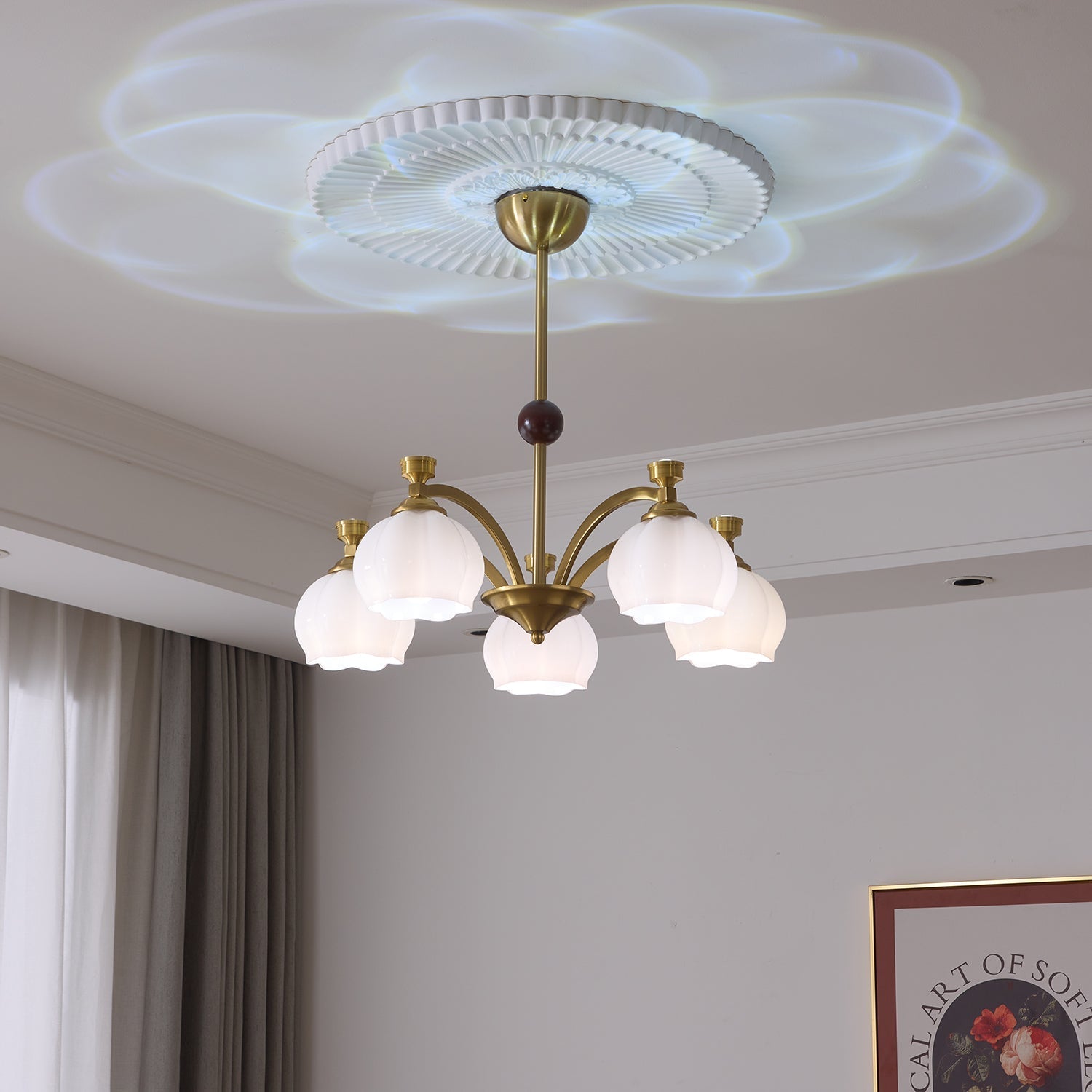 Corinne Arc Chandelier - Blowlighting