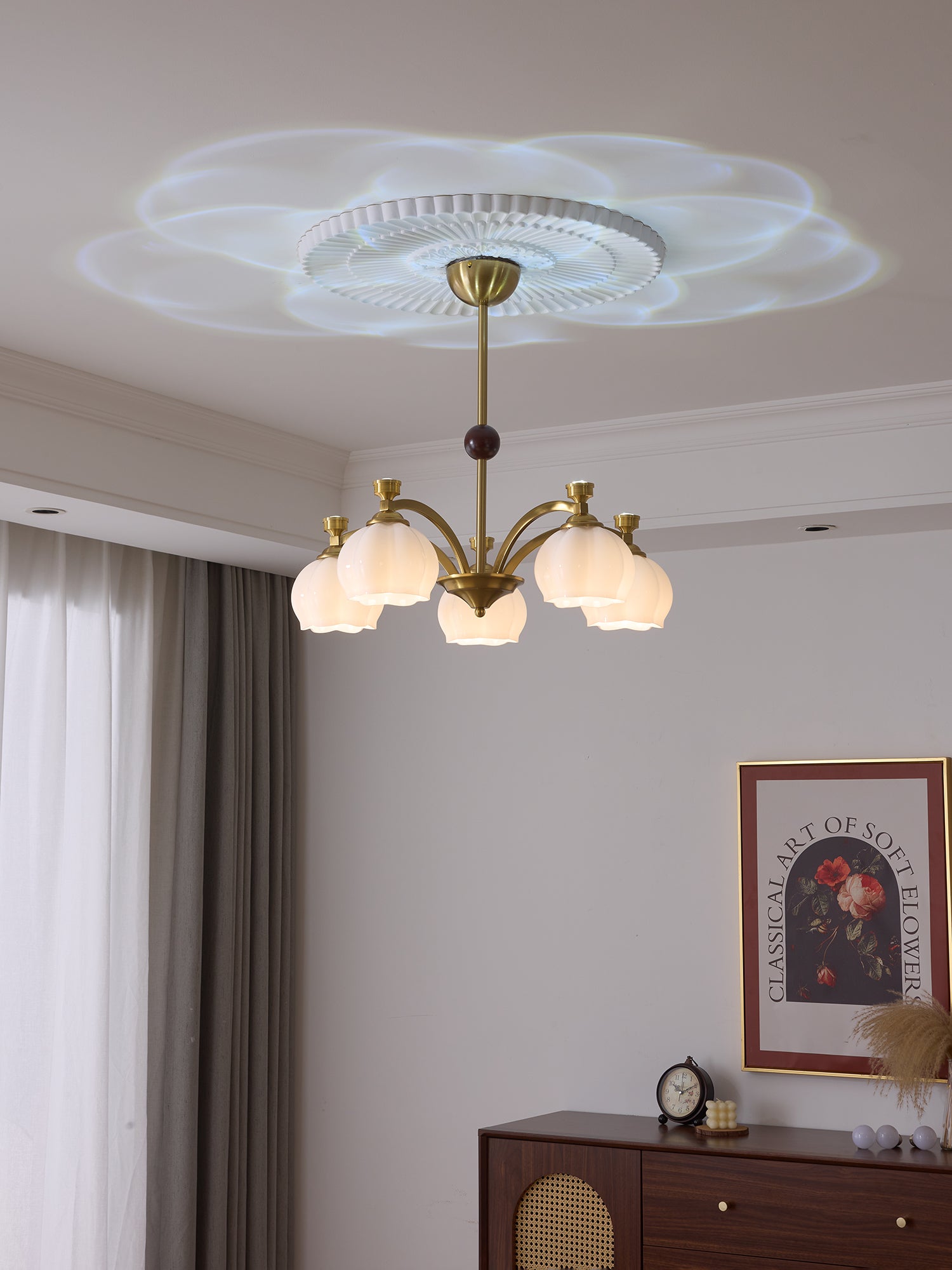 Corinne Arc Chandelier - Blowlighting