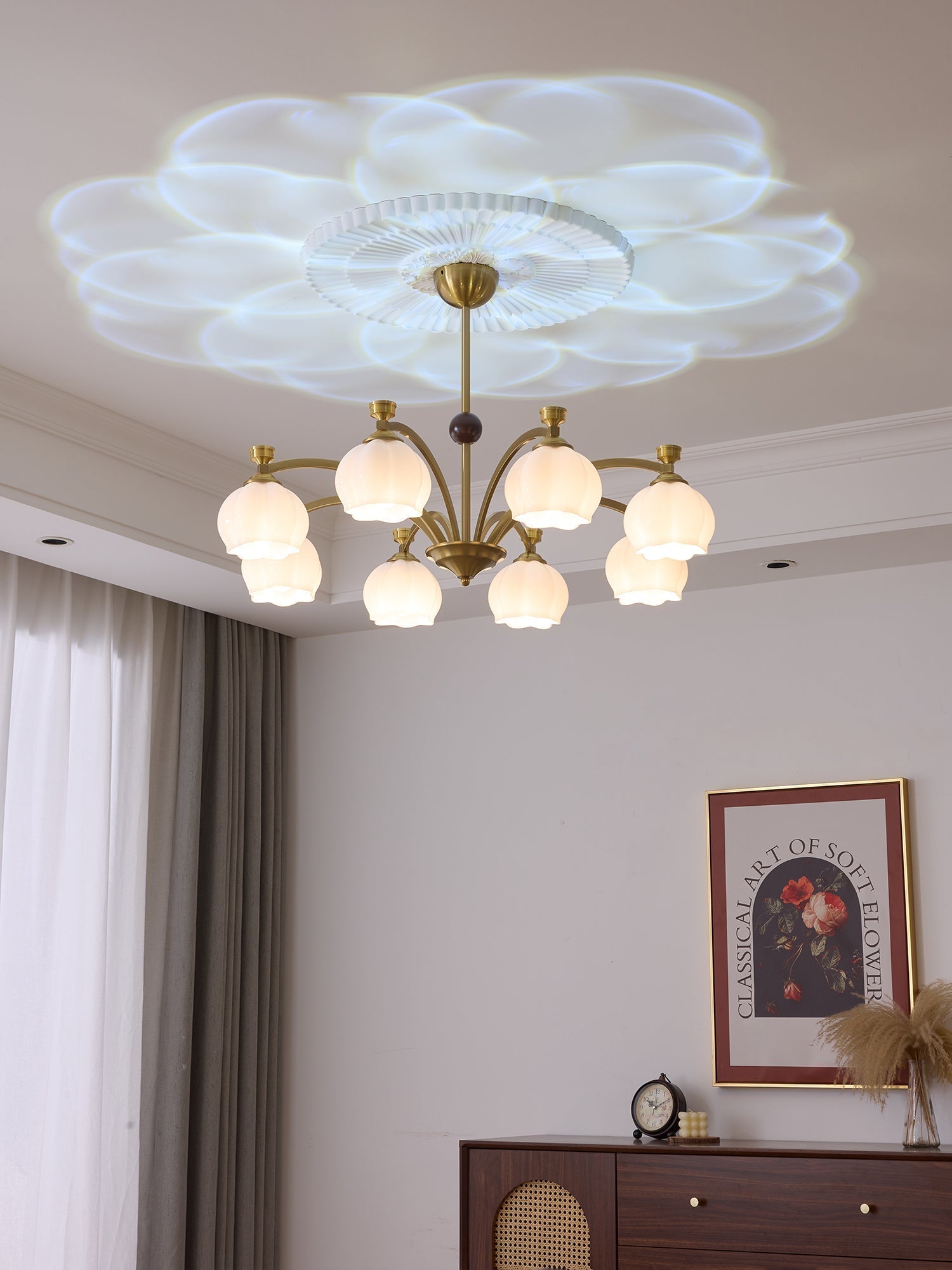 Corinne Arc Chandelier - Blowlighting