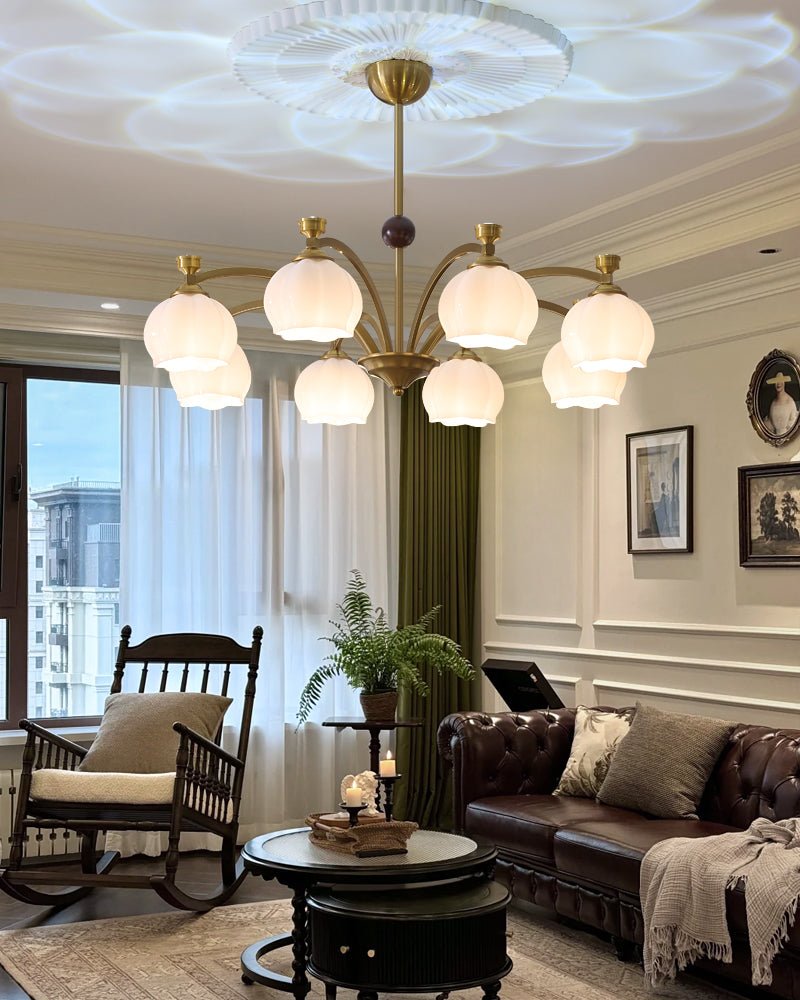 Corinne Arc Chandelier - Blowlighting