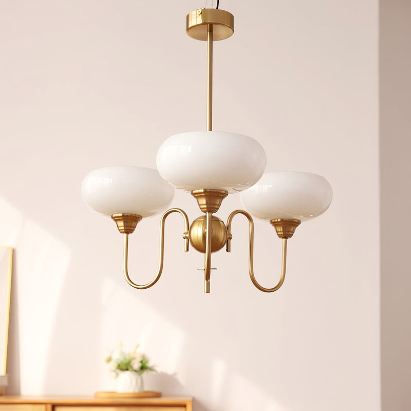 Arisha Vintage LED Metallo Vetro Lampade a Sospensione Soggiorno