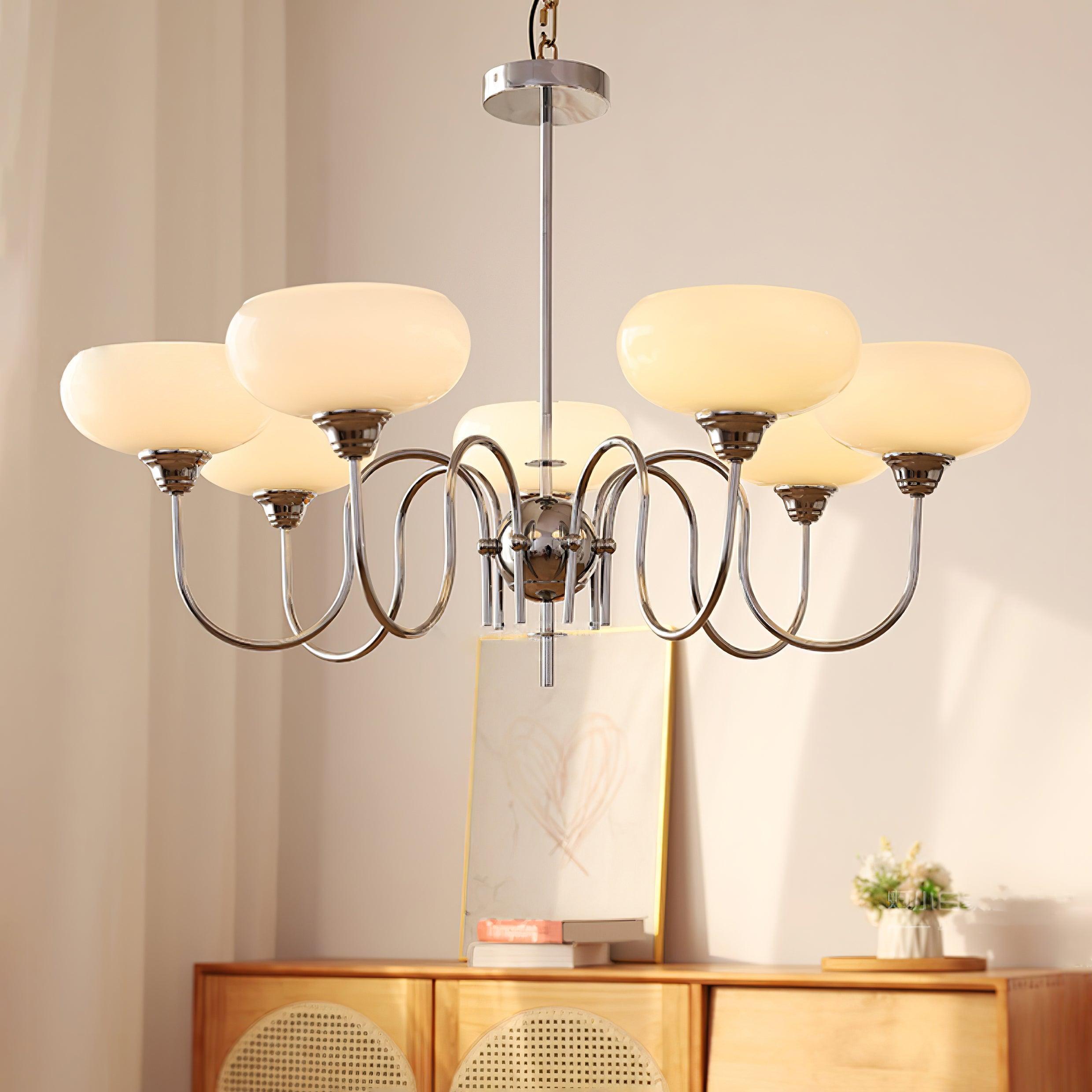 Creamy Persimmon Chandelier - Blowlighting