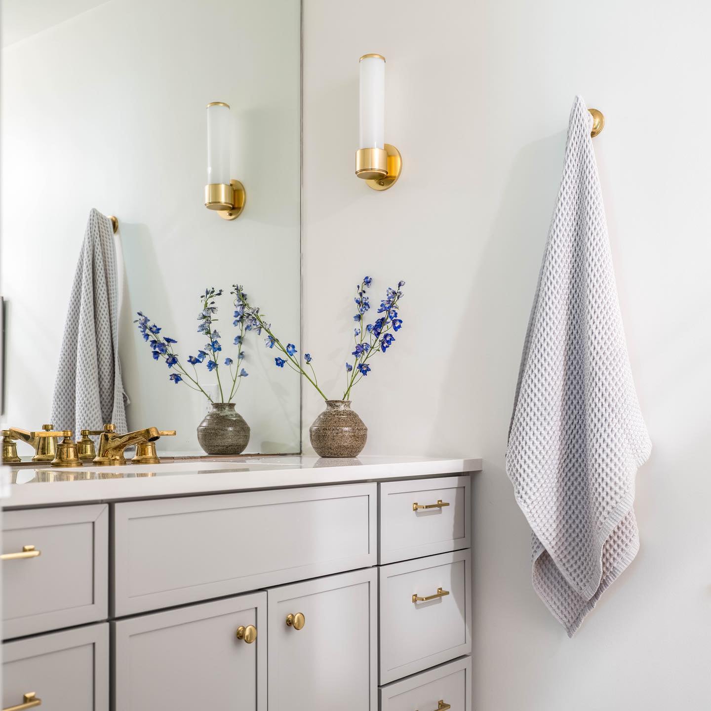 Uplift Modern Minimalist Brass Glass Wall Lamp - Lamp Copper