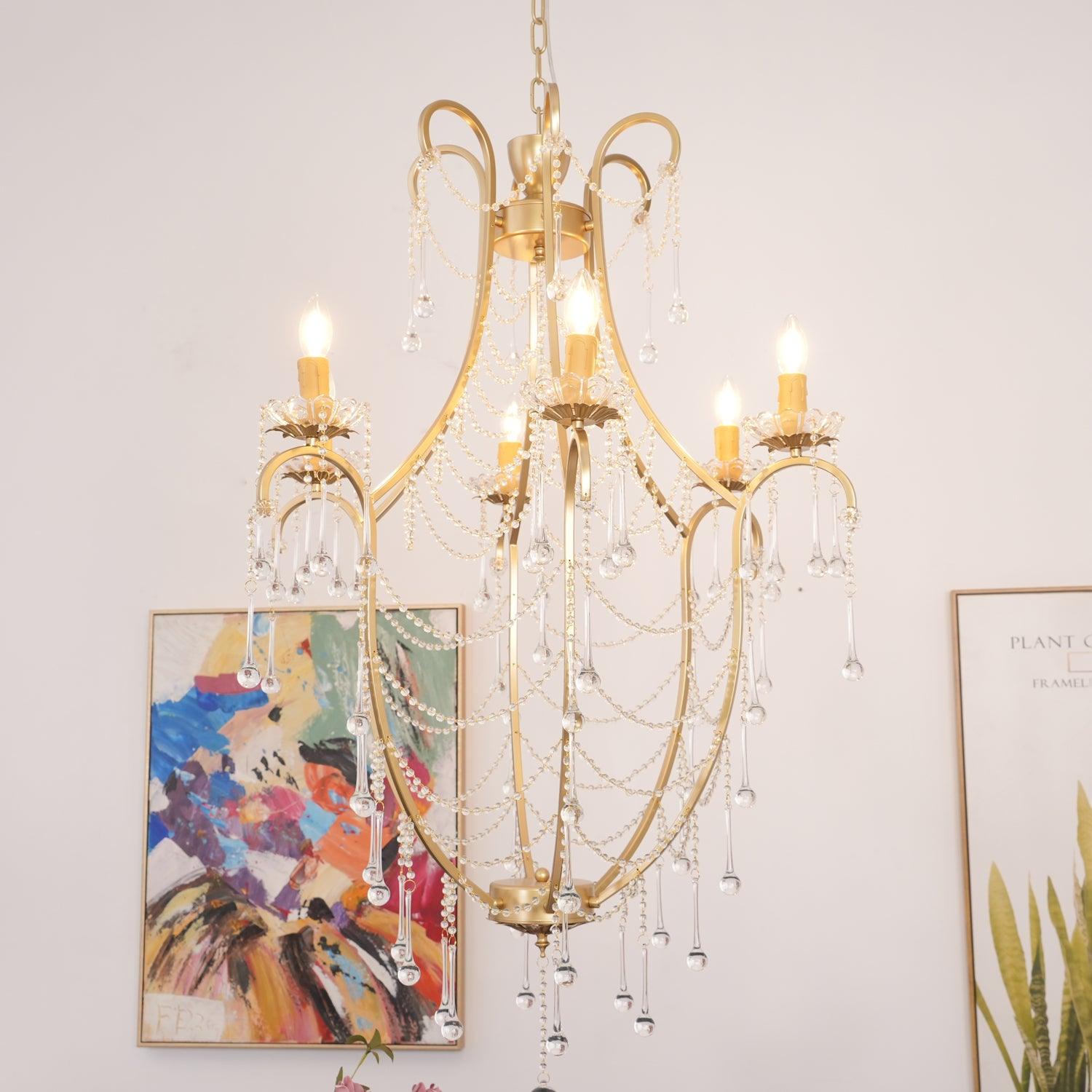 Birdcage Chandelier - Blowlighting