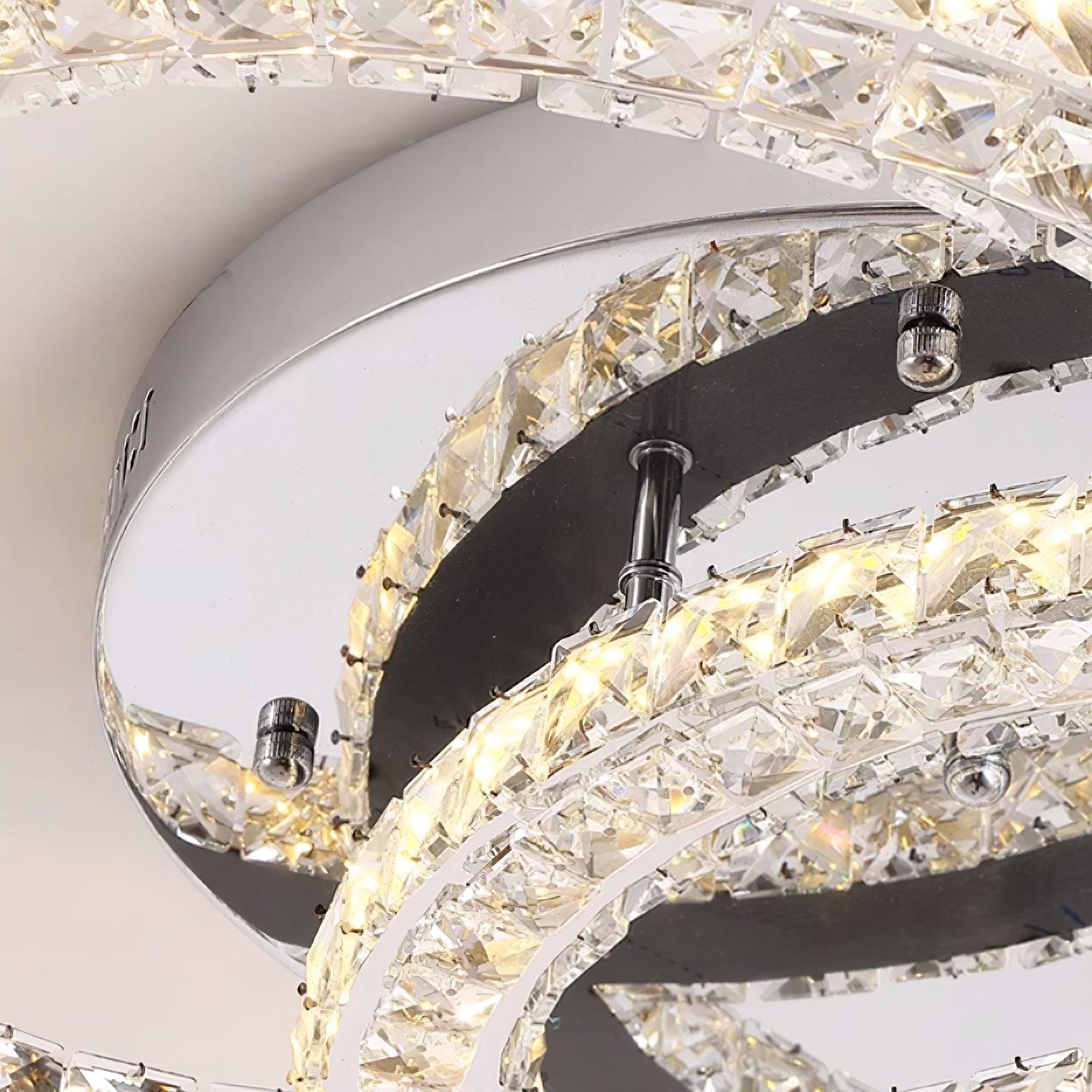 Kristy Lampada da Soffitto in Cristallo Double C