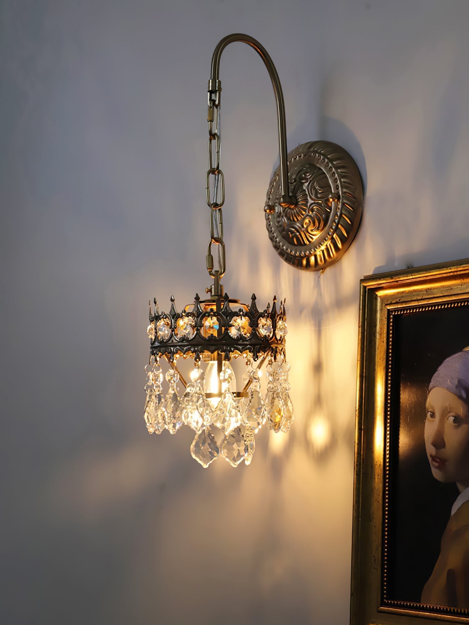 Crystal Crown Sconce - Blowlighting