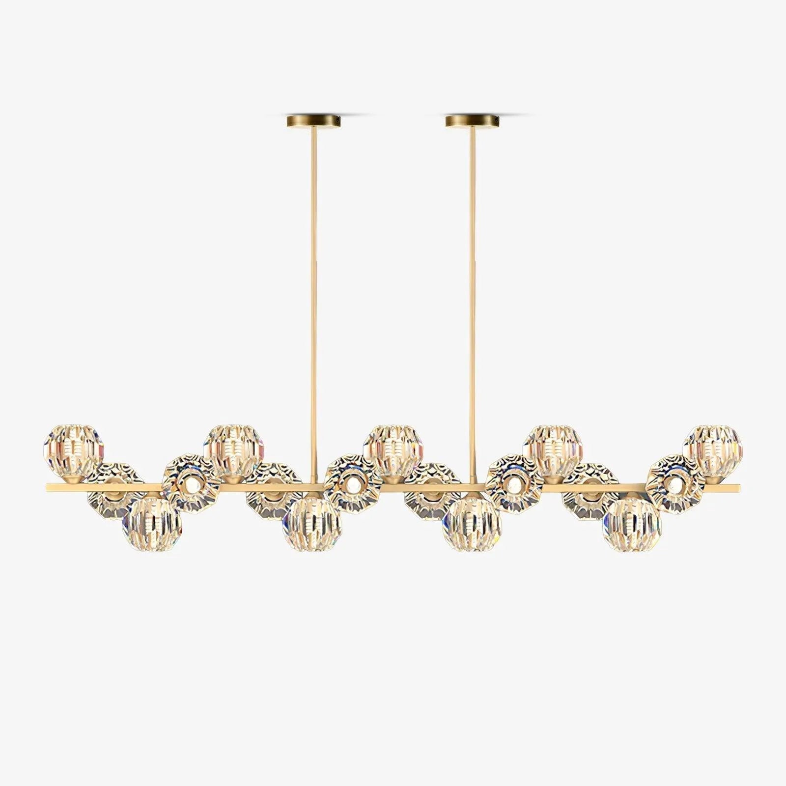 Crystal Glass Ball Chandelier - Blowlighting