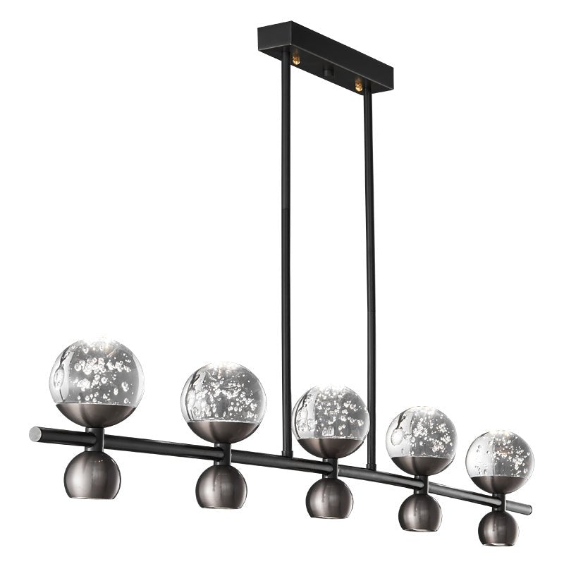 Lumiryn Orbital Glass Globe Chandelier - Blowlighting