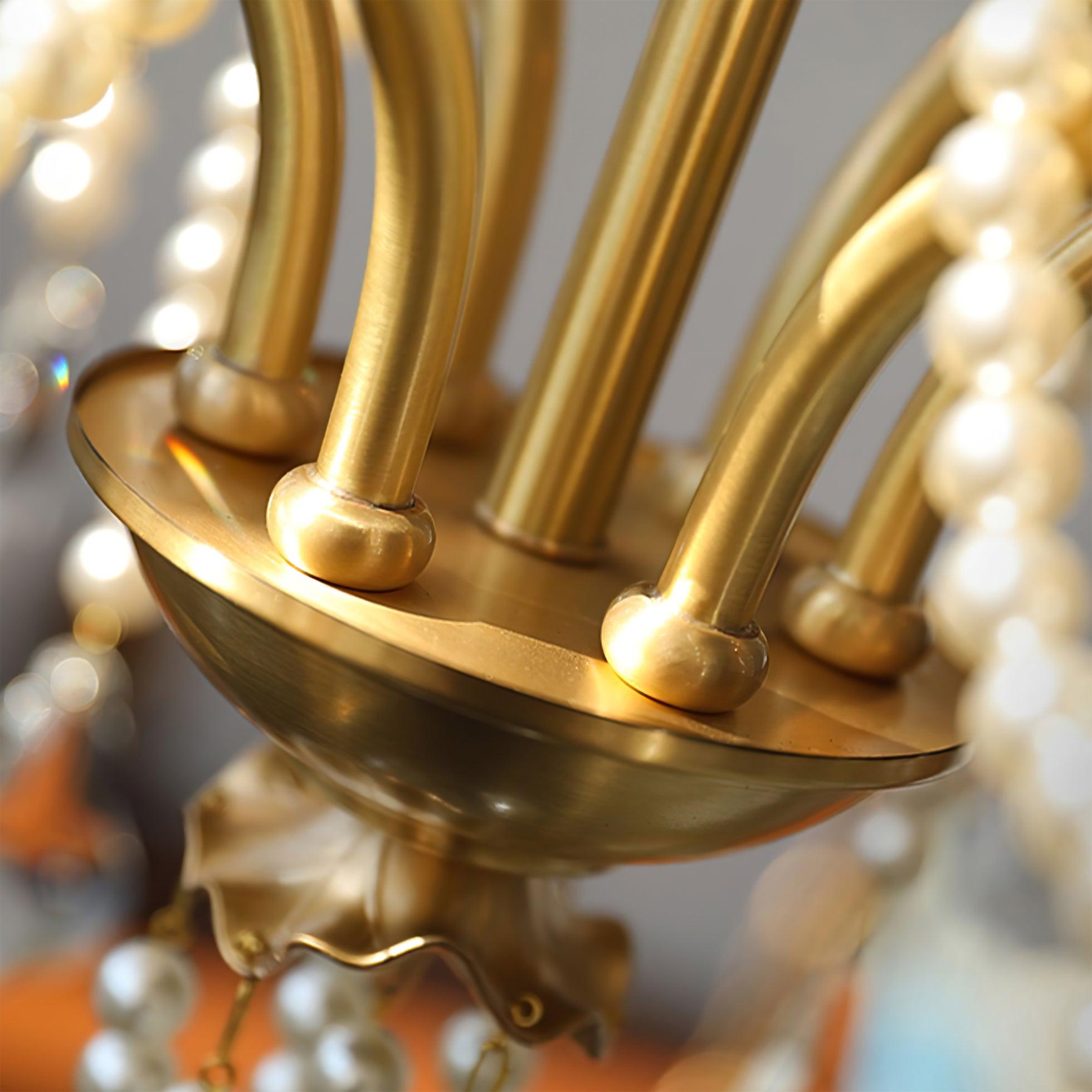 Crystal Pearl Chandelier - Blowlighting