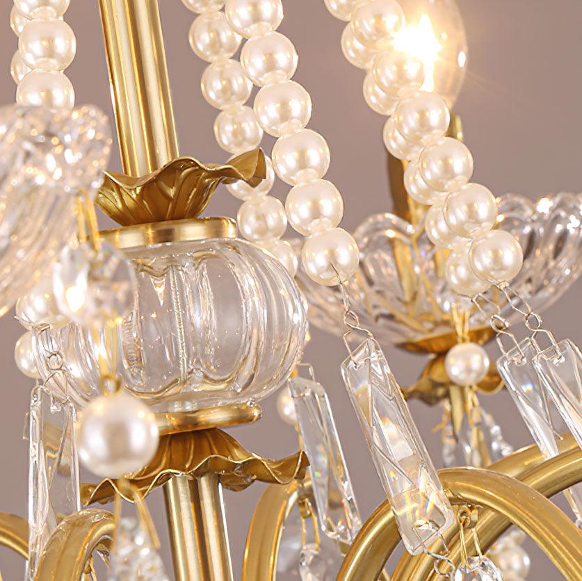 Crystal Pearl Chandelier - Blowlighting