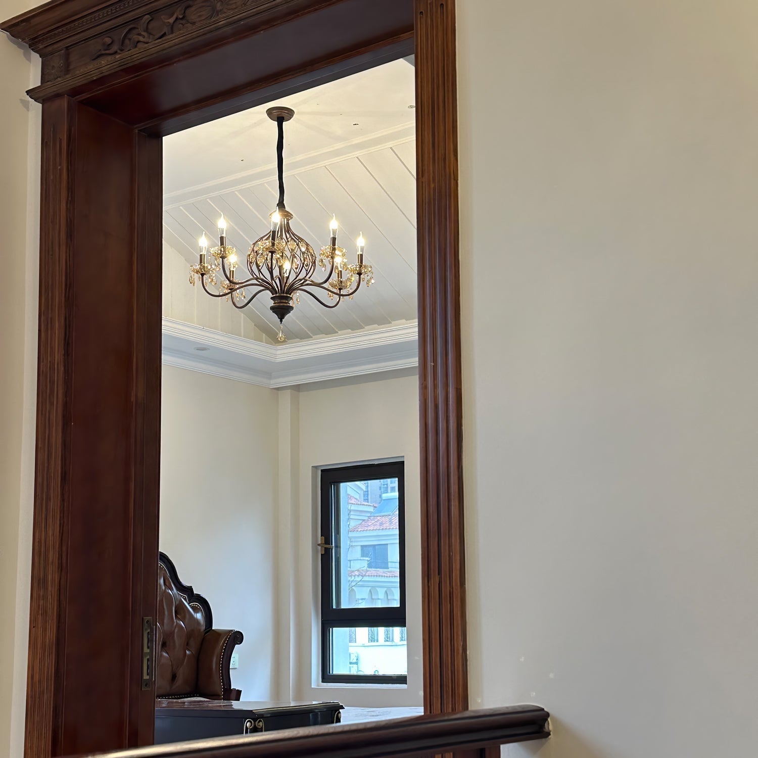 Enorel Vintage Bronze Crystal Chandelier - Blowlighting