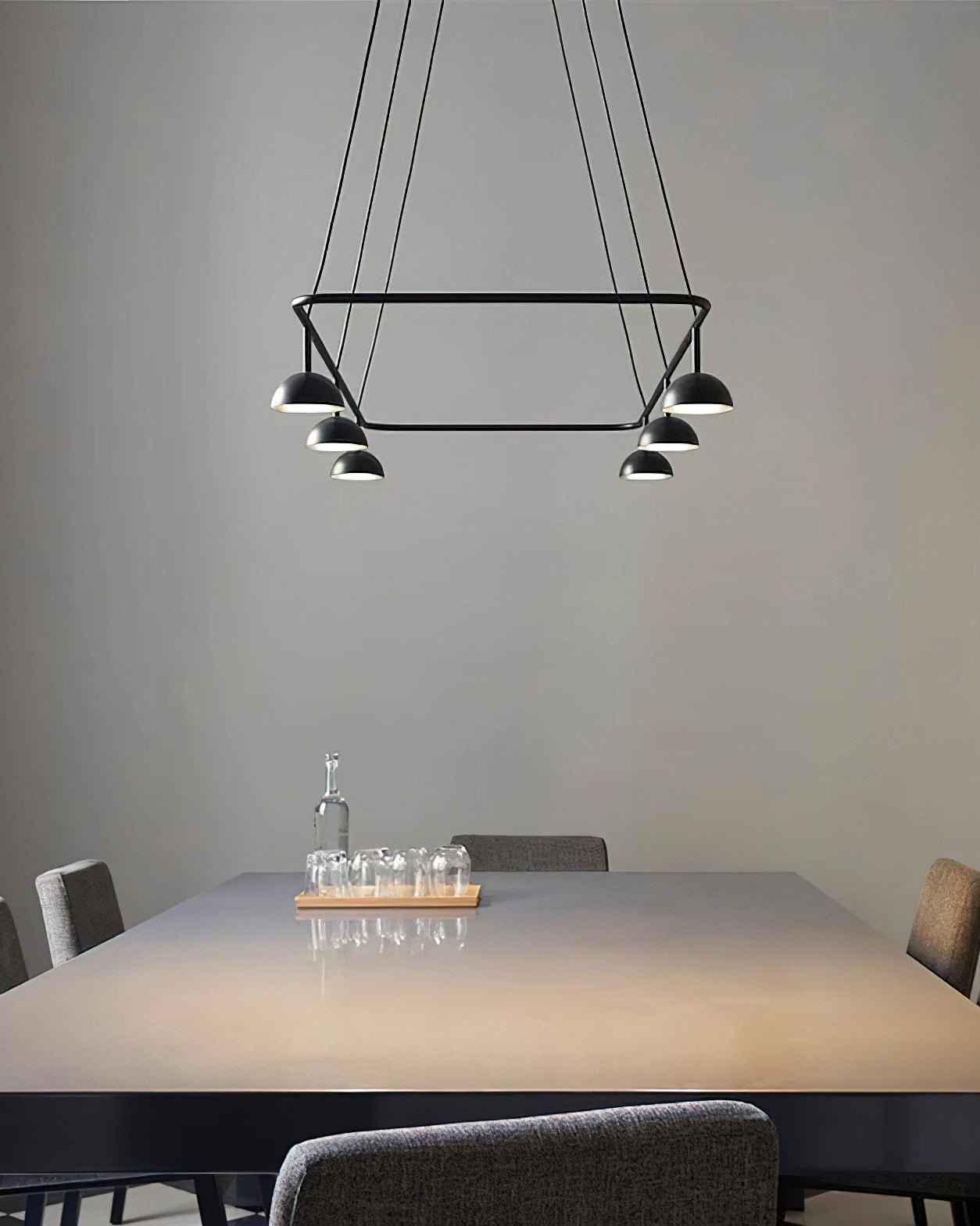 Aurora Chandelier LED Sleek - Blowlighting