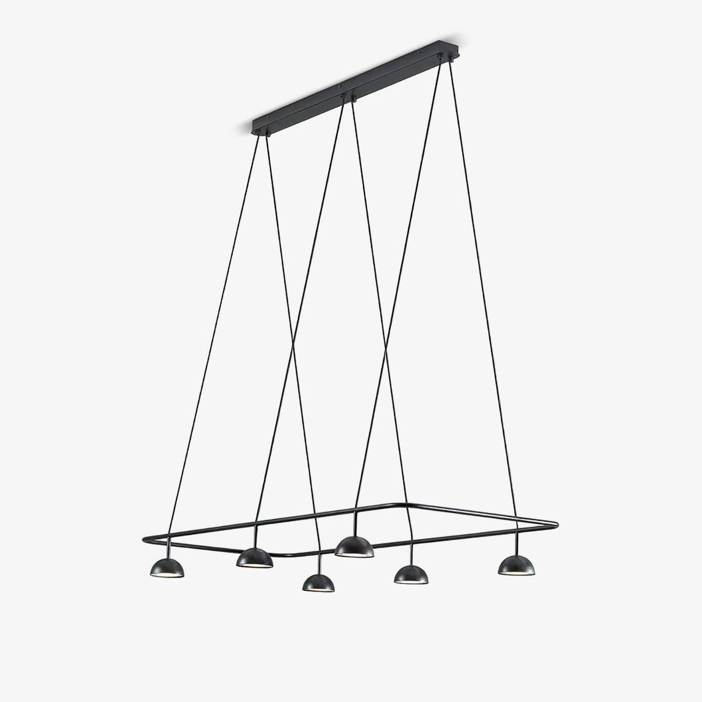 Aurora Chandelier LED Sleek - Blowlighting