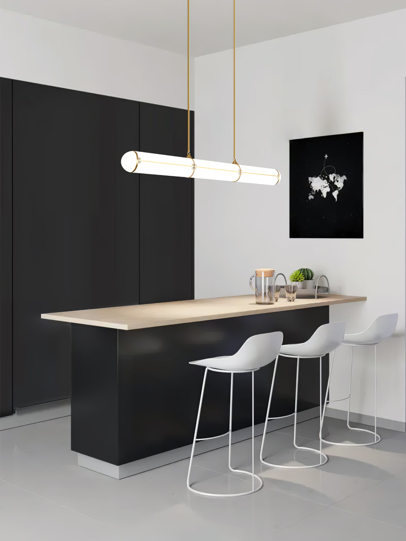 Cylindrical Endless Pendant Light - Blowlighting