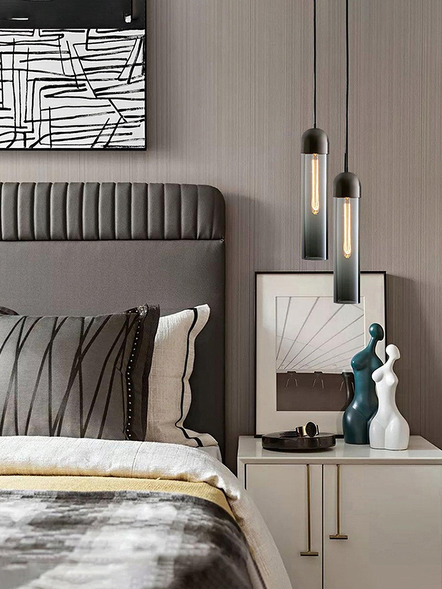 Glass Cylindrical Shape Pendant Light - Blowlighting