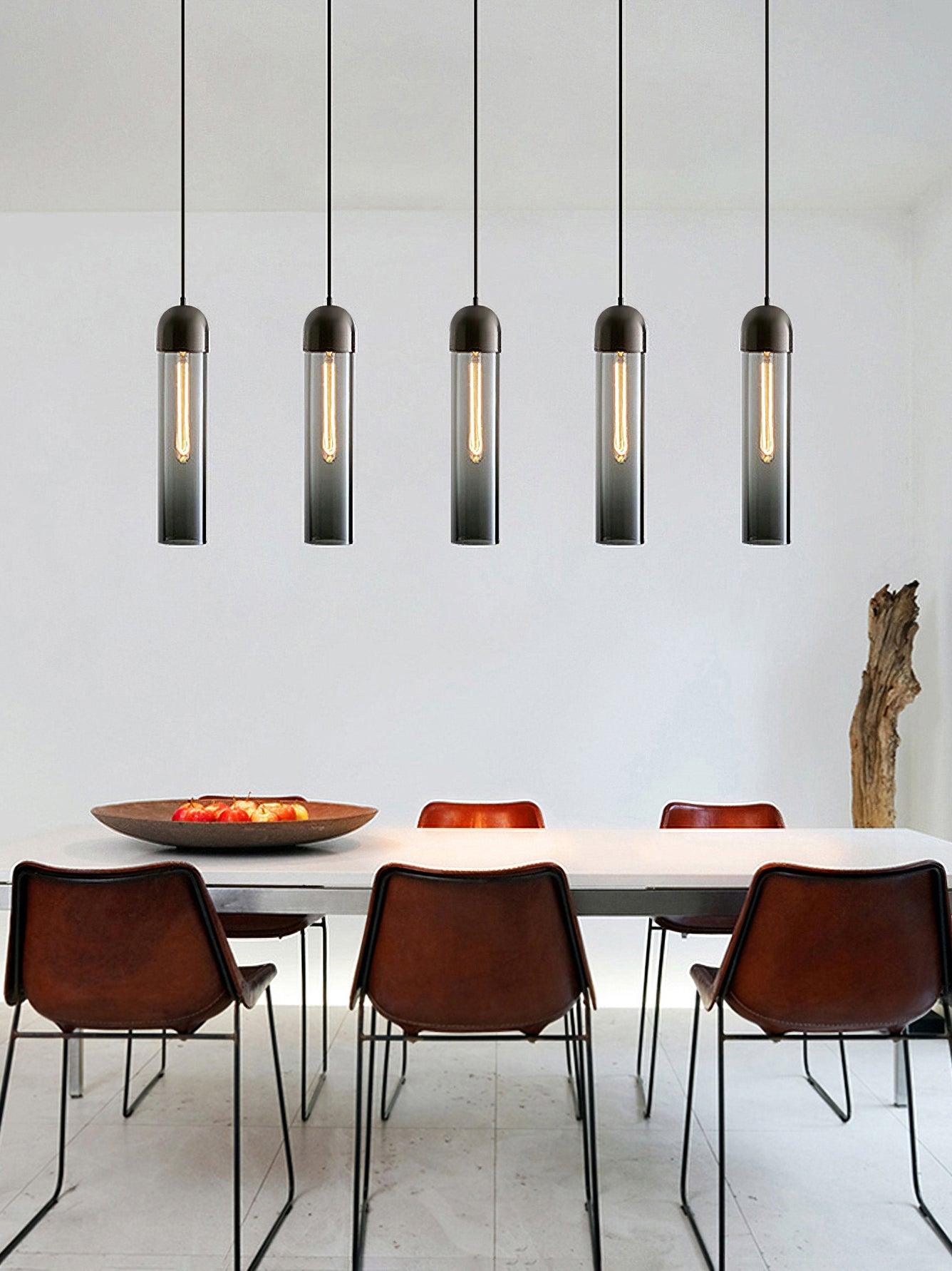 Glass Cylindrical Shape Pendant Light - Blowlighting