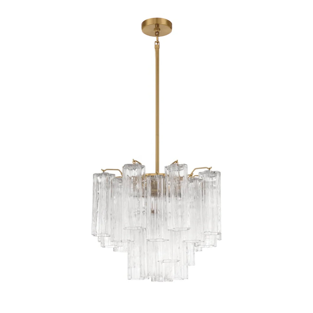 Lustra Lux Lampadario Moderno in Vetro di Murano