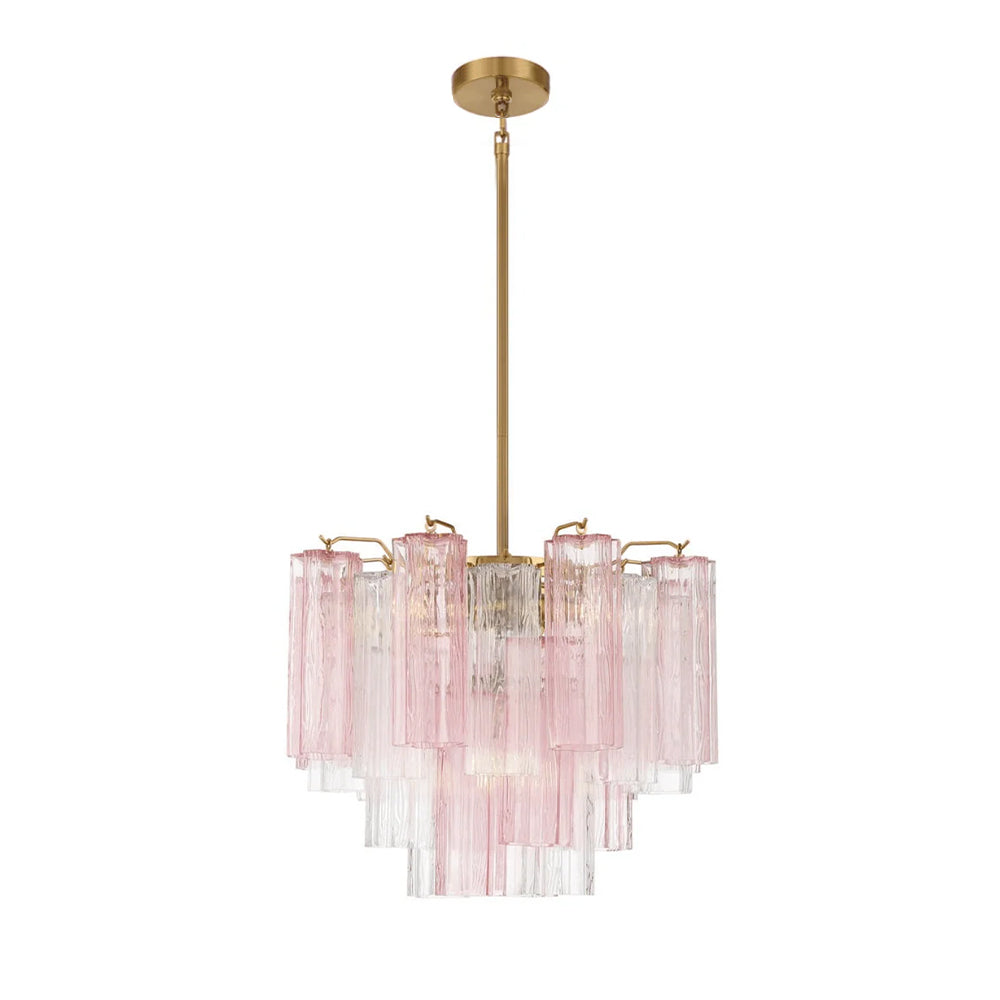 Lustra Lux Lampadario Moderno in Vetro di Murano