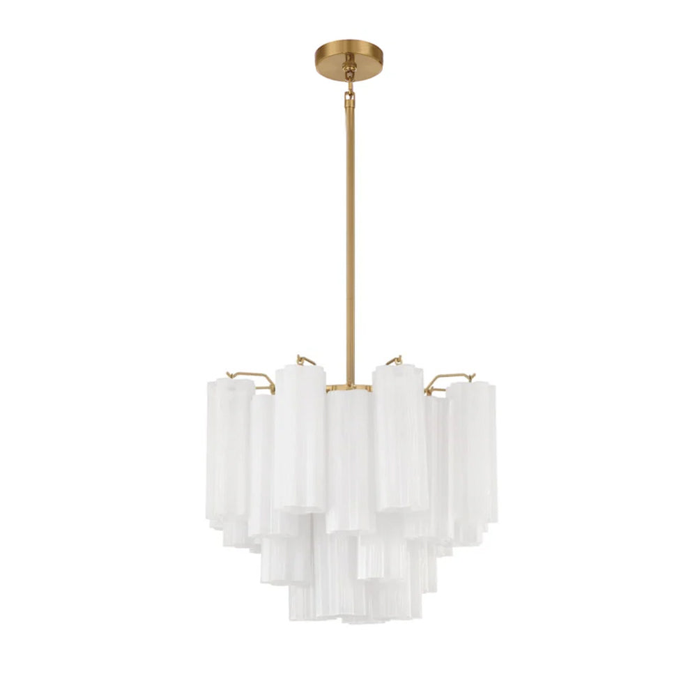 Lustra Lux Lampadario Moderno in Vetro di Murano