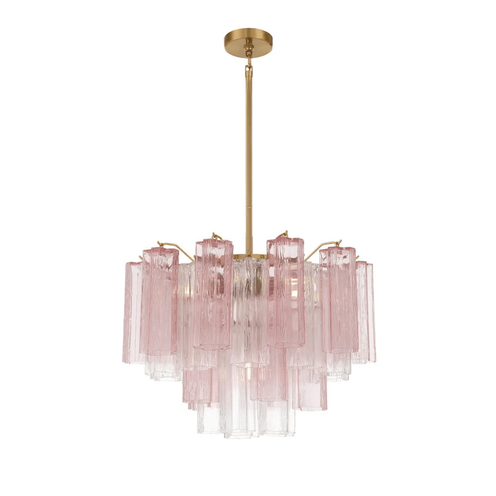 Lustra Lux Lampadario Moderno in Vetro di Murano