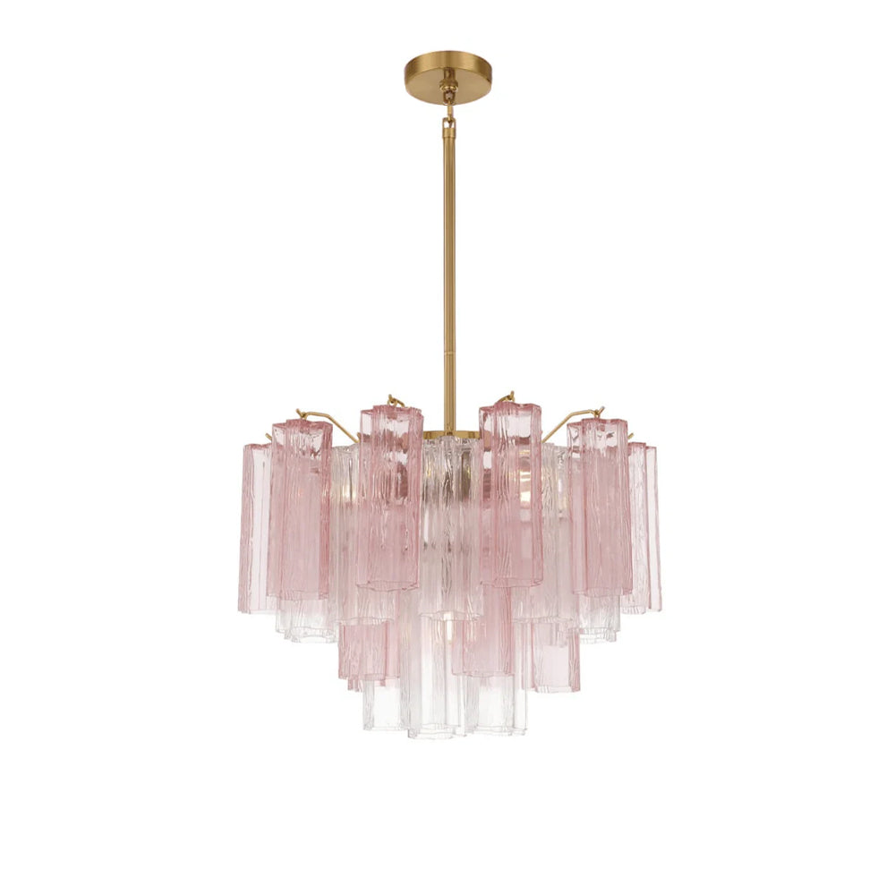 Lustra Lux Lampadario Moderno in Vetro di Murano