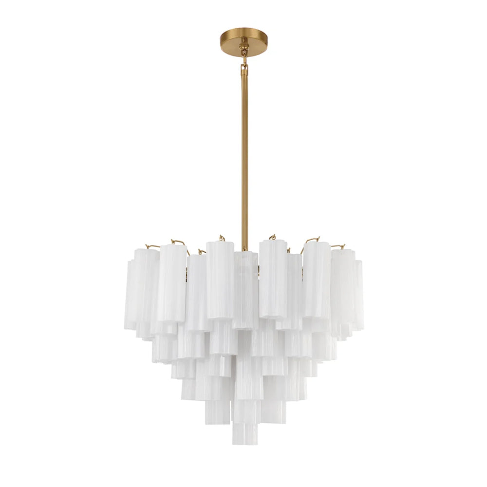 Lustra Lux Lampadario Moderno in Vetro di Murano