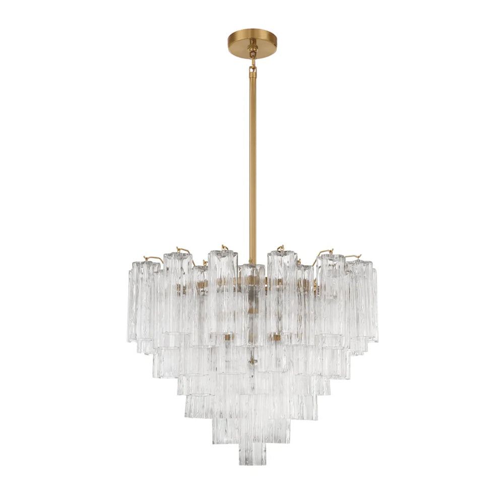 Lustra Lux Lampadario Moderno in Vetro di Murano