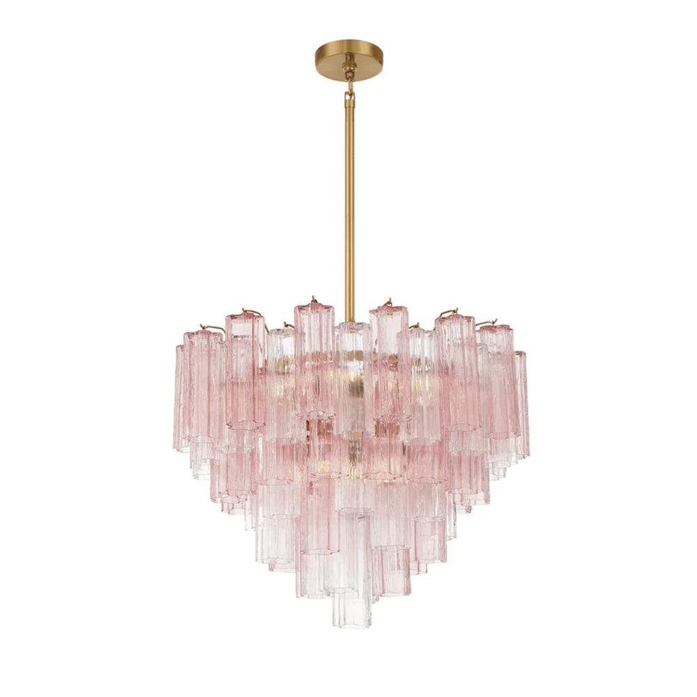 Lustra Lux Lampadario Moderno in Vetro di Murano