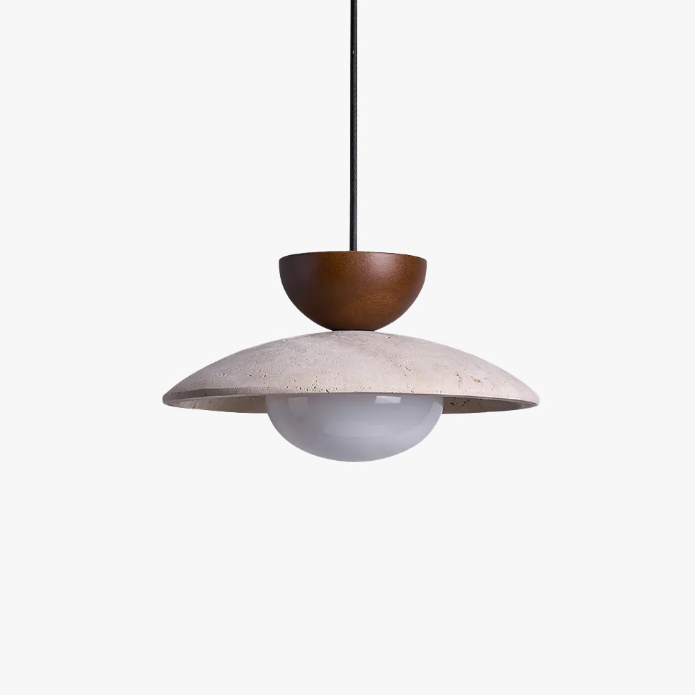 Ritta Lampade a Sospensione Moderne in Travertino Naturale