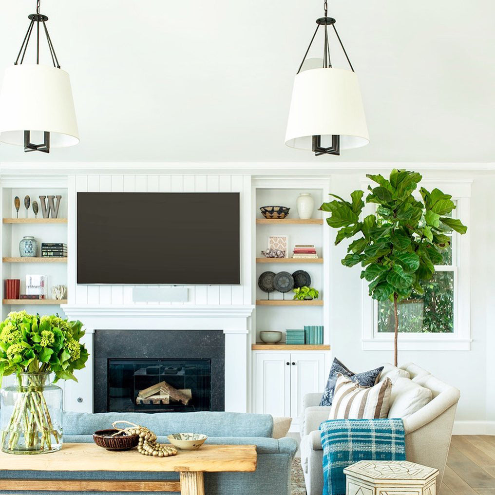 Loom Vintage Industrial Brass Fabric Pendant Lamp - Lamp Copper